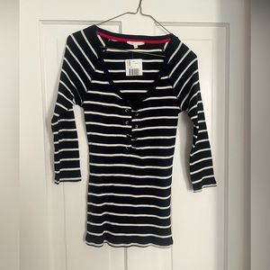 NWT Etam striped shirt